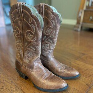 Ariat Women's Leather Cowboy Boots